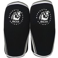 Non Slip Breathable Knee Sleeve Braces - Breathable and Washable 7mm Strength Neoprene Non Slip Knee Braces for Men and Women.