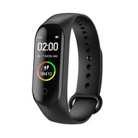M4 Smart Watch Fitness Tracker with IPS Color Screen, Waterproof Activity Watch with Heart Rate Monitor Blood Pressure Sleep Monitor Calorie Counter for Kid Women Man