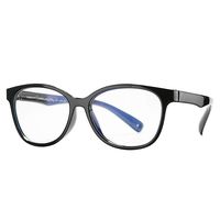 COASION Kids Blue Light Blocking Glasses Soft Computer Gaming Eyeglasses Frames for Girls Boys Age 2-10 (Black)