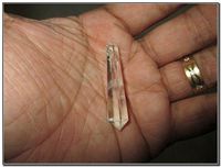Beautiful Crystal Quartz Double Terminated Vogel Points Gemstone Brazil Original Crystal Natural Authentic Good Luck Genuine Divine Holy Pious Metaphysical Brazil Esoteric Monks