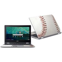 MightySkins Skin Compatible with Acer Chromebook Spin 11" CP311 - Baseball | Protective, Durable, and Unique Vinyl Decal wrap Cover | Easy to Apply, Remove, and Change Styles | Made in The USA