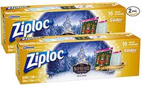 Ziploc Slider Storage Bags Featuring Disney’s The Nutcracker and The Four Realms Designs, Pack of 2