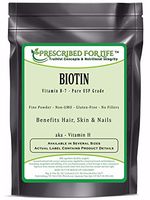 Biotin - Pure USP Grade Vitamin B-7 (Vitamin H) Powder, 12 oz (340 g)