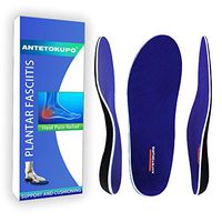 Arch Support Inserts Orthotic Insoles for Plantar Fasciitis,Flat Feet,High Arch,Heel Spurs Foot Pain Orthopedic Pad (Blue, Men13-13.5)