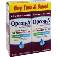 Bausch & Lomb Opcon-A Eye Drops, 0.5 Ounce (Pack of 2), Package may vary