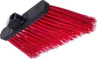 Carlisle 3686805 Duo-Sweep UnFlagged Angle Broom Head, 8", Red