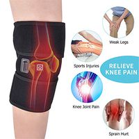 Heating Knee Wrap Brace Support for Joint Pain/Arthritis/Knee Injury, Pain Score Relief Massager, Therapy Knee Pad Gift for Mom Dad Teenager (1PCS)