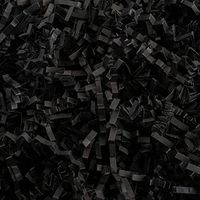 Crinkle Cut Paper Shred Filler (1 LB) for Gift Wrapping & Basket Filling - Black | MagicWater Supply