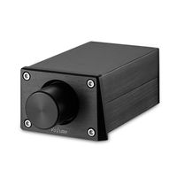 Nobsound High Precision Passive Preamp Volume Control Controller VOL HiFi Preamplifier ALPS (RCA&Standard Version, Black)