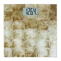 Taylor Glass Digital Bath Scale, Capiz Shell