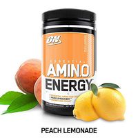 Optimum Nutrition Amino Energy with Green Tea and Green Coffee Extract, Flavor: Peach Lemonade, 30 Servings