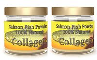 Salcoll Collagen - 100% Natural Bioactive Marine Collagen Powder - Unflavored, Kosher, can Help Bone, Joint, Skin, Hair Health, 2 Pack, Two Month Supply