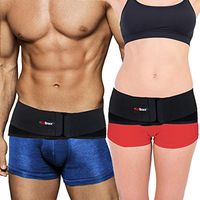 AidBrace Sacroiliac SI Joint Hip Belt Brace for Sciatica, Pelvic, Lower Back and Leg Pain - Stabilize and Support SI Joints for Women and Men - Anti-Slip (Standard)