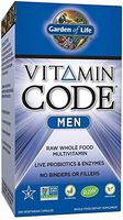 Garden of Life Multivitamin for Men - Vitamin Code Men's Raw Whole Food Vitamin Supplement with Probiotics, Vegetarian, 240 Capsules