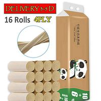 Cherry Juilt Toilet Paper 16 Rolls Household Premium 4-Ply Rapid Dissolving Smooth Soft