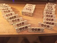 Ocb Organic Hemp Rolling Papers 1 1/4 Size 24 Booklet 50 Leaves in Each Booklet
