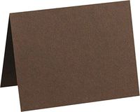 A7 Folded Card (5 1/8 x 7) - Chocolate Brown (250 Qty.)