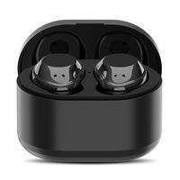 Mini Wireless Earbud, LAIMXIA Dual Bluetooth Earbuds Mini Bluetooth Headphone Twins Bluetooth Earphone Built-in Mic with Charge Box Black