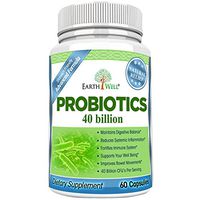 EarthWell 40 billion Probiotic Supplement for Women, Men and Children (60 Capsules)