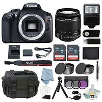 Canon EOS Rebel T6 Bundle With EF-S 18-55mm f/3.5-5.6 IS II Lens + Advanced Accessory Kit - Including EVERYTHING You Need To Get Started