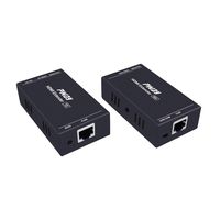 HDMI Extender 50m (164ft) Over Single Cat5e / Cat6 UHD 1080P & 3D Lossless Transmission Support EDID & POC Function