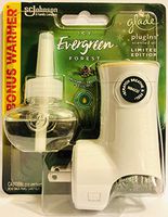 Glade Plugins Scented Oil Starter Kit - Limited Edition Holiday Collection - ICY Evergreen Forest - 1 Oil Refill & 1 Oil Warmer