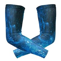 WXLIFE Galaxy Universe Space Planet Sun Uv Protection Sport Arm Sleeves for Men Women Kids Running Basketball Cycling Arm Warmer Sleeves 1 Pair
