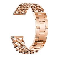 Lyperkin Samsung Galaxy Watch Band 46mm, Luxury Delicate Stainless Steel Wristband Strap Band Replacement Accessory Bracelet Compatible with Samsung Galaxy Smart Watch