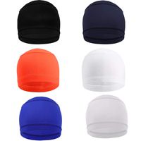 6 Pack Cycling Skull Caps Helmet Liner Cooling Caps Sweat Wicking Cycling Beanie Caps Chemo caps Dry Fit Sports Running Hat for Men Women Motorcycle Under Helmet Hard Hats Liner Hiking Exercise
