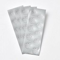 Platinum Hearts Seals - 50 Count