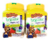 Organic Complete Multivitamin for Kids Critters, MIxed Berries, 90 Gummies (Pack of 2)