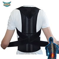Back Brace Posture Support, Vest Back Straightener Posture Corrector to Improve Posture for Men and Women for Kyphosis Scoliosis, Lifetime Warranty (M)