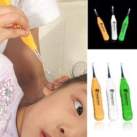 Anniston Baby Accessories, Kid Baby Safe LED Flashlight Earpick Handle Health Ear Cleaner Earwax Remover Curette Perfect Fun time Play Activity for Infants & Toddlers