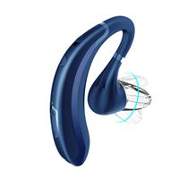 Single Wireless Earphone, Bluetooth Earphone, Wireless Earbud, Wireless Headphone, 5mins Fast Charging, in-Ear Earphone Earbud for Cellphone Smartphone Mp3 Mp4(Blue)