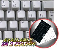 BELGIAN FRENCH NON-TRANSPARENT KEYBOARD STICKER ON WHITE BACKGROUND