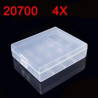 20700/21700 Plastic Battery Case Portable Four Box 4 Bay