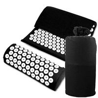 Acupressure Mat & Pillow Set Acupuncture Massage Mat for Back,Neck Pain Relief Stress Reduction Massage Therapy Yoga Pad for Back Foot Treatment with,E