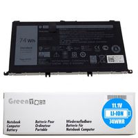 New 357F9 battery for Dell Inspiron 15 7559, Inspiron I7559 - GreenTech 11.1V 74Whr 3-Cell Primary Battery 071JF4 71JF4
