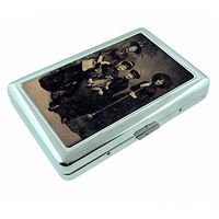 Vintage Witchcraft Witch S1 Silver Cigarette Case Metal Wallet Id Holder 4" X 2.75" RFID Protection