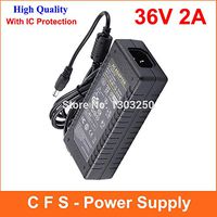 Fincos AC DC 36V 2A Power Supply Adpater 72W Charger LED Transformer for LED Strip Light CCTV Camera 1pcs