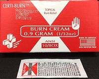 Burn Cream 6/Box .9 Gram #645 515-081