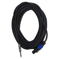 Seismic Audio - SASPT14-50 - 50 Foot Speakon to 1/4" PA DJ Speaker Cable - 2 Conductor - 14 Guage
