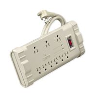 Leviton S2000-S15 120 Volt/15 Amp, Office Grade Surge Strip, Abs Plastic Enclosure, 15-Ft, 5-15P plug, Beige