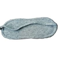 DILLY FASHION 100% Cashmere sleeping eye mask blindfold eye shades for adult (Grey)