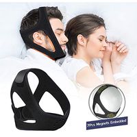 Anti Snoring Chin Strap - Effective Chin Strap for Men/Women, Ultra-Thin mesh Sports Fabric, Breathable & Comfortable Anti Snoring Devices for Sleeping, Black