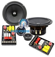 HD-62 - CDT Audio 6.5" 180W RMS 2-Way Component Speakers System