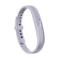 RedTaro Compatible with Fitbit Flex 2 Band, Replacement for Fitbit Flex 2 Accessories Silicon Wristbands w/Fastener Clasp Fitness Strap for Original Fitbit Flex 2, No Tracker (Lavender, L)