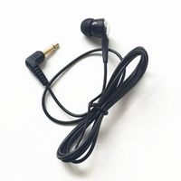 Linhuipad Single Side Earphone in-Ear Mono Earbuds Disposable Headphone Low Cost Ear Buds for One Ear