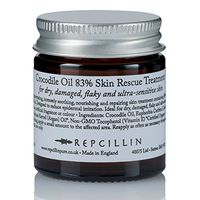 Repcillin Crocodile Oil 83% Skin Rescue Treatment for for Dry, Damaged, Flaky and Ultra-Sensitive Skin 30ml/1oz