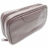 Pipe Tobacco Leather Pouch Combo - Authentic Full Grade Leather - Brown